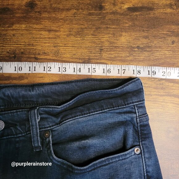 Levi's Jeans 36x30 Straight Fit 514 Flex Stretch Denim Dark Wash Western Rodeo - Picture 7 of 12